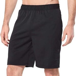 Speedo Ripstop Tech Volley short swim trunk. Men’s M black UPF 50+